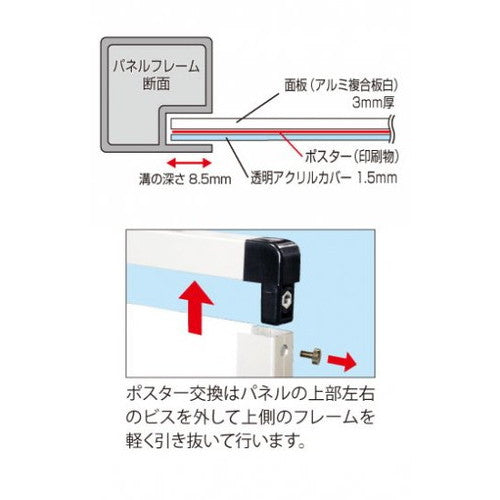 サポートサイン 車いす アクリルカバー SPS-ISU-AC