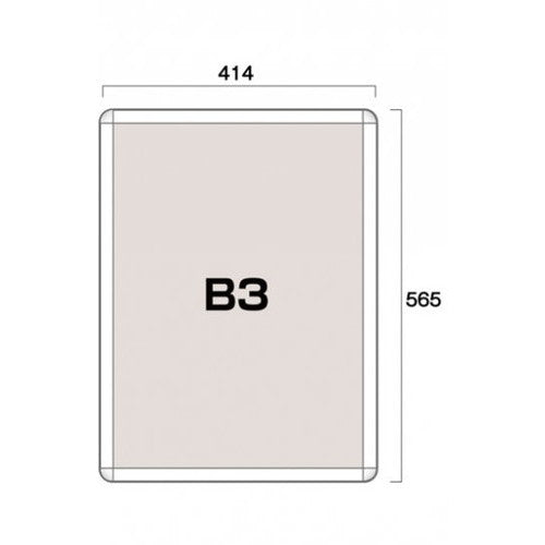 ポスターグリップ32R(屋外用) B3ホワイト TSK-PG-32R-B3W(G)