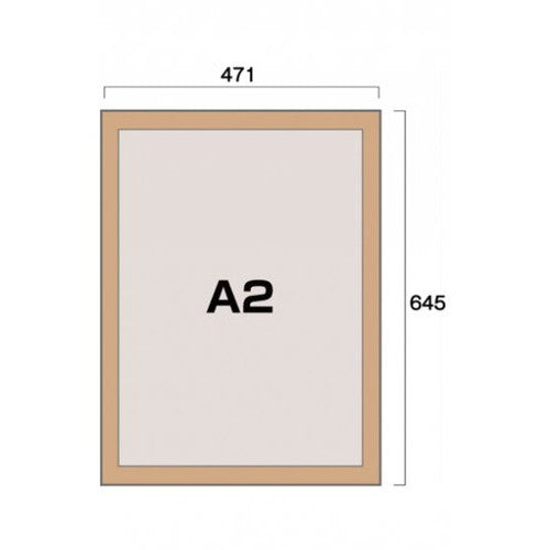 ポスターグリップ44S(屋外用) A2けやき調 TSK-PG-44S-A2K(G)