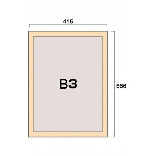 ポスターグリップ44S(屋外用) B3白木調 TSK-PG-44S-B3S(G)