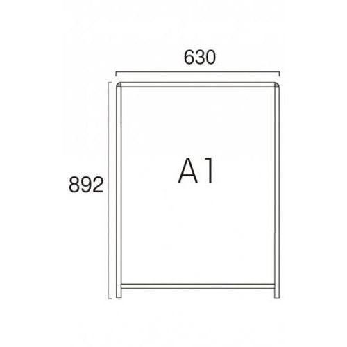 ブラックバリウスパネルLED A1 屋外用 BVAPALED-A1