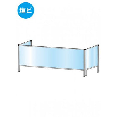 パーテーションスタンド三面450X1100(塩ビ仕様)HBP3F450X1100Eの商品画像