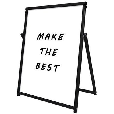 ブラックコンパクトサインホワイトボードA1BCOSWB-A1の商品画像