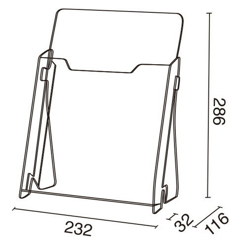 PETカタログホルダー(A4) A230 30565***