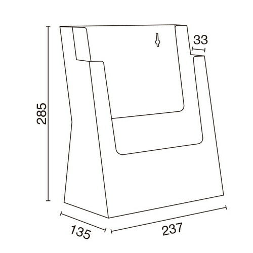 カタログホルダー 2C230 A4 2段 60096***