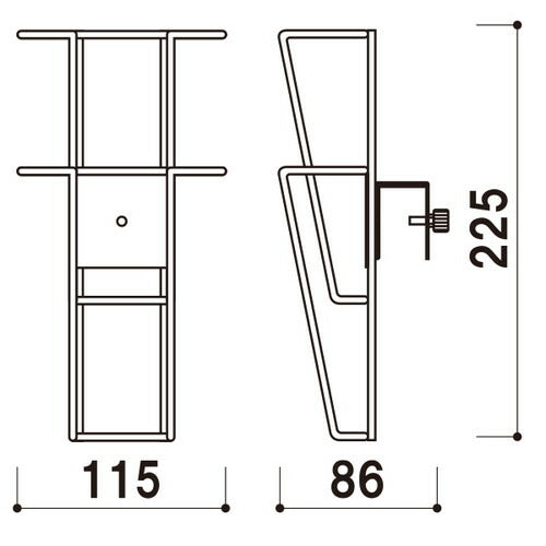看板用パンフレットホルダーPR-912シルバー A-PR-912
