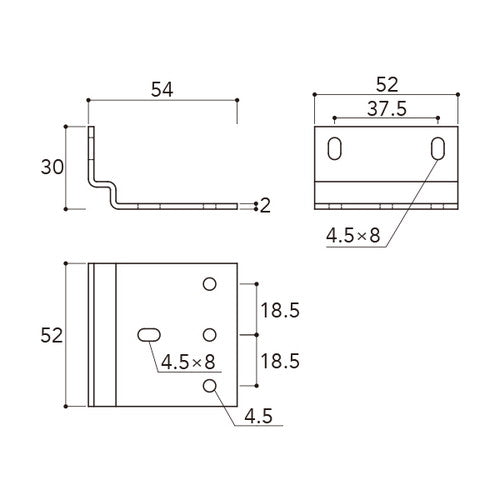 FPシステム FP-CW フレーム取付金具 61481-01