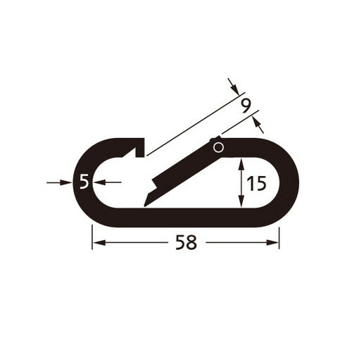 チェーン/ワイヤー取付パーツ スプリングジョイント 58785-50