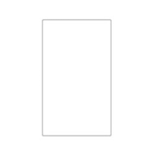 ポールサインベース用平リブ標識(白無地)52724***の商品画像