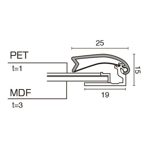 メディアグリップ MG-25R A1ハーフ銀 屋内 56986A1H