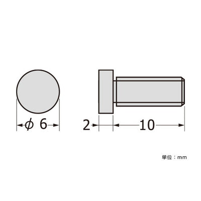 パネルフィクスバーΦ6-2ボルトSCPAB050の商品画像