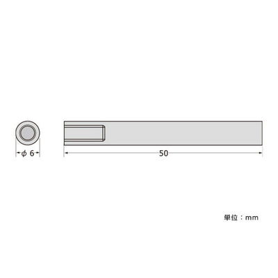 パネルフィクスバーΦ6-50片ナットSCPAB056の商品画像
