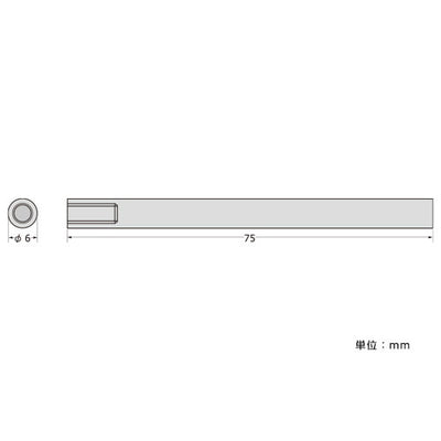 パネルフィクスバーφ6-75片ナットSCPAB070の商品画像