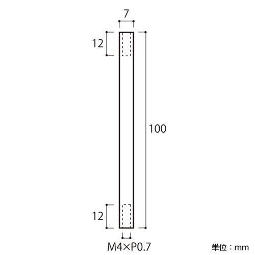 PT-POPシリーズ パイプ PT-7MP100-CRクローム 49891DCR