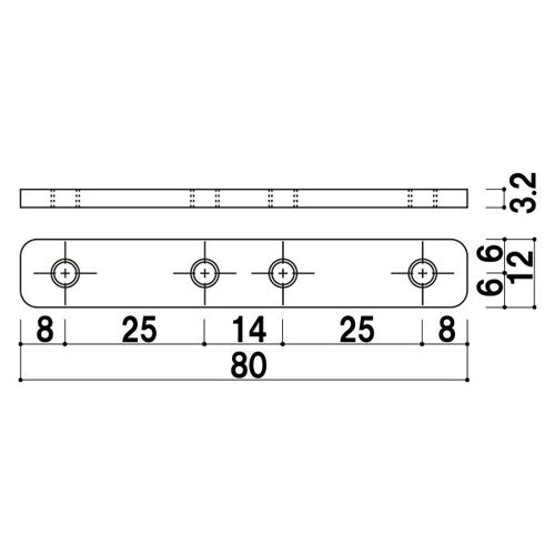 バナーホルダー タペストリーバー用φ20連結金具(レンチ付) 58429***