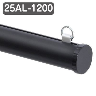 メディアホルダー(アルミ25AL-1200ブラック40888BLKの商品画像