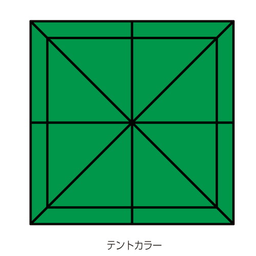 テント ミスタークイック T-11 緑 53011-06