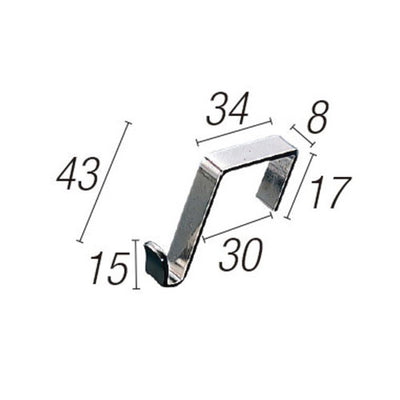 パーティションフック43113***の商品画像