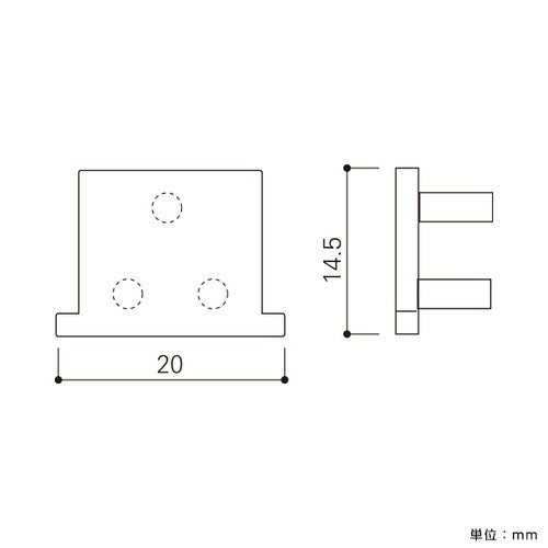 C-1キャップ ホワイト 押し込みタイプ 43172WHT