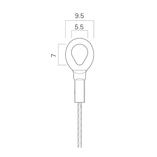 ミニハンガーセットA φ1.2mm 1m 22624***