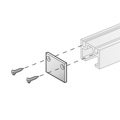 CR-1Cレールキャップシルバー55448SLVの商品画像