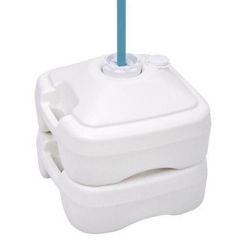 注水式のぼり竿用スタンド 16L 白 60056***