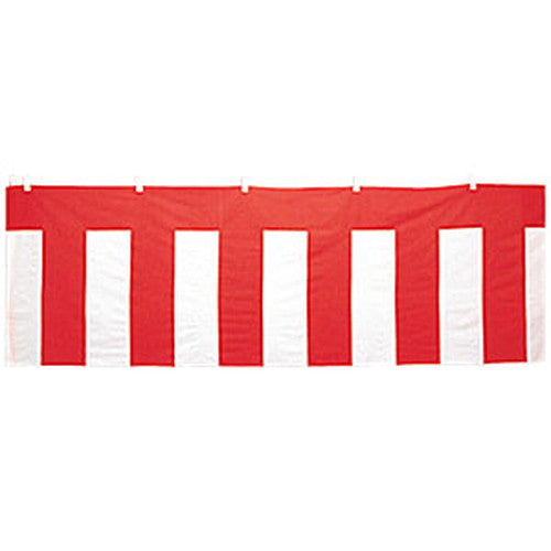 紅白幕8-3(天竺木綿)1間1.8m41421-5*の商品画像