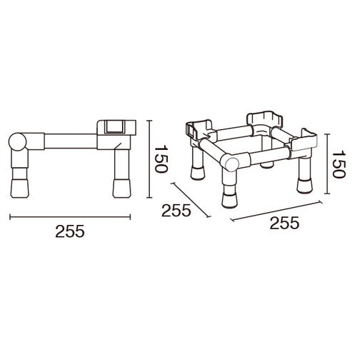ガチャコップ専用スタンド1台用(白) 31130-2*