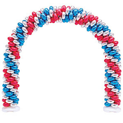 クラスターバルーンアーチキット桃薄青薄緑黄51080-9*の商品画像