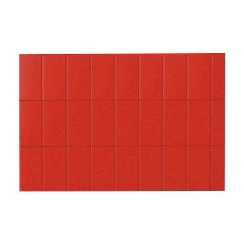 マグネット数字シート小赤無地49924RED