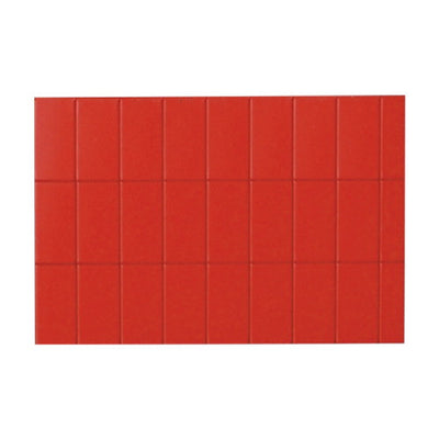 マグネット数字シート小赤無地49924RED
