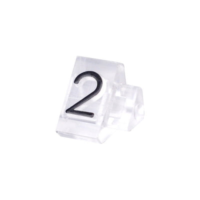 プライスキューブ補充S用20粒透明/黒207107CL2