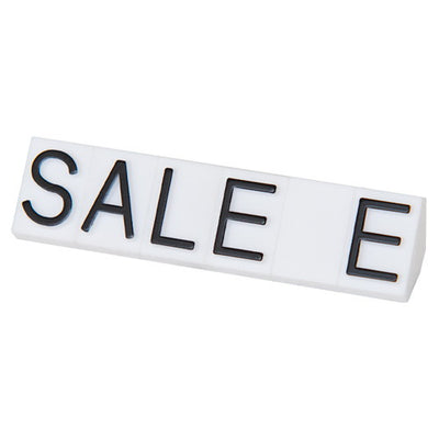 プライスキューブ補充L用5セット白/黒SALE07105BKS