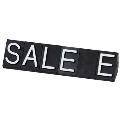 プライスキューブ補充L用5セット黒/白SALE07105WHS