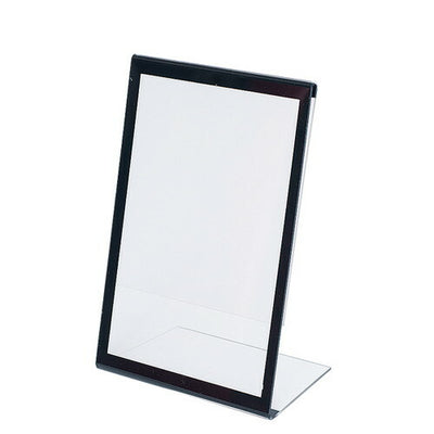 アクリルL型カード立ブラックフレームA556880-3*