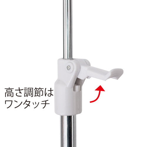 レール式フロアースタンド片面 ブラック 33842BLK