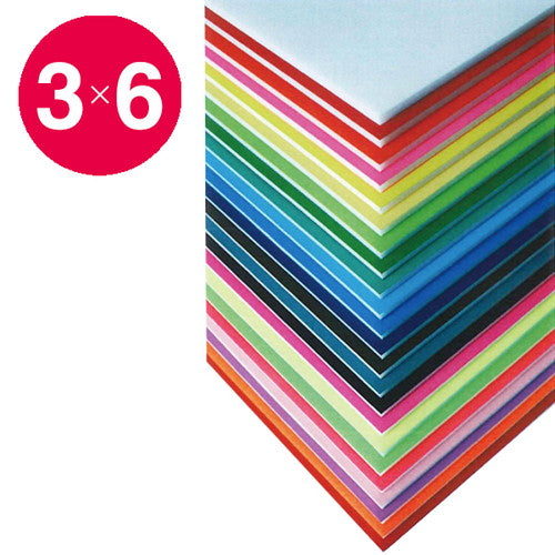ニューカラーボード5mm3×6蛍光レッド51701FR*