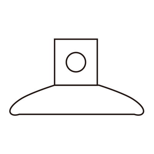 吸着盤 横穴タイプ40φ 50ケ入 22641P40