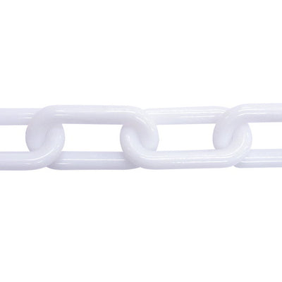 プラスチックチェーンNO.80(PW)白22635WHT