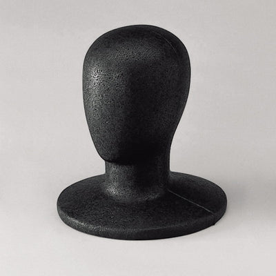 マネキンヘッド顔無し黒50707BLKの商品画像