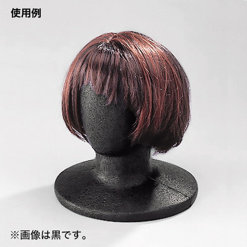 マネキンヘッド 顔無し 黒 50707BLK