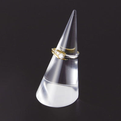 円錐リングスタンド(クリア)大60CRS0530932***の商品画像