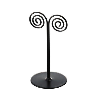 うずまき型イヤリングスタンド黒(1905L)50659BLKの商品画像