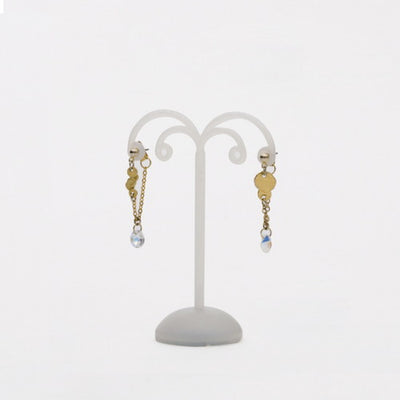 ピアスディスプレイ4穴S白EH853389-1*の商品画像