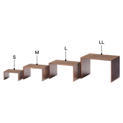 木製コの字ディスプレイ(ブラウン)M51828-2*の商品画像