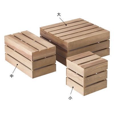 ウッドクレイトナチュラル大626251819-1*の商品画像