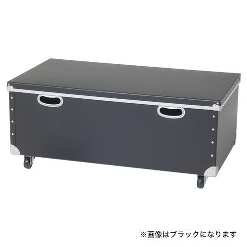 ファイバー収納BOXフタ付W830ライトグレー50640LGYの商品画像