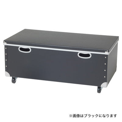 ファイバー収納BOXフタ付W830ライトグレー50640LGYの商品画像