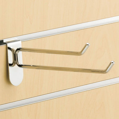 スロットウォール用2段フックハンガーL200/5本54607-3*