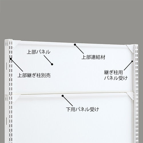 BR50用上部パネル 白 W900 H300 61953-01